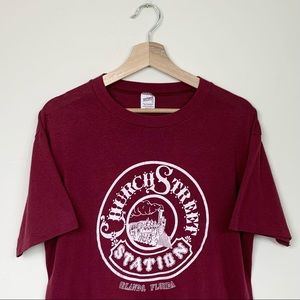 Vintage 80’s Church Street Station Logo Orlando Florida Bar T-shirt